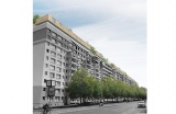 Second Prix Petite Echelle / Sigrud LARSEN, Simon JENDREIZIG, Vanesse PANAGIOTOPOULOU, Marlene KJELDSEN, Guillerme FERNANDEZ VILLAR & Pedro CAMPOS ALTOZANO / DACHKIEZ, VILLAGE ON THE ROOF - Crédit photo : D.R. -
