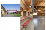 LAURÉAT EX-AEQUO « APPRENDRE »  Pôle culturel et sportif à Alby sur Chéran (74) - r2k Architectes - Crédit photo : KLIMINE Véronique