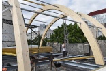 « Aux quatre arrondissements » - Chantier bois sur le toit - Post-Office Architectes - Crédit photo : D.R. -