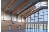 La halle des sports Michel Hidalgo	de Saint-Gratien - Ligne 7 - Crédit photo : D.R. -