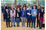 Les lauréats 2019, les membres du jury Marion Cloarec et Joseph Behaghel (les plus à gauche), et Sarah Ador et Lukas de la rédaction de Séquences Bois (les plus à droite). - Crédit photo : DEJARDIN Franck 