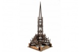 Maquette de la structure bois de la flèche, conservée au Musée Carnavalet - Crédit photo : CORROYER Edouard