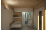 Image de synthèse permettant d'apprécier la future ambiance des chambres - Crédit photo : D.R. -