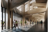 Modélisation du hall © Zaha Hadid Architects / negativ.com - Crédit photo : D.R. -