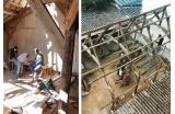 Vues du chantier-école du 6e toit - © Atelier +1 - Crédit photo : D.R. -