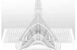 Projet "Résille gothique" - Concepteurs : Benjamin Brisciani, Joseph Carray, Paul Corre, Francine Ouriques, Pauline Rivière - Crédit photo : D.R. -