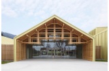 L'édifice conçu par Architectures Amiot-Lombard revisite le bâti traditionnel des fermes du Haut-Doubs et du Haut-Jura de manière contemporaine © Stephan Girard - Crédit photo : D.R. -