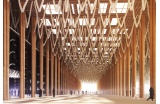 Halle de Liège Expo (Belgique) – ArtBuild Architects, Yves Weinand et XDA + Bureau d'études Weinand – Projet de concours 2019 - Crédit photo : D.R. -
