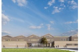 Groupe scolaire de Taillan-Médoc (33) - structure bois, isolation paille, murs en pisé, confort d'été passif - Mil Lieux + Node architecture + 180° - Crédit photo : D.R. -