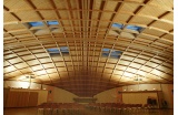 Le Polydome de l'EPFL, précurseur des coupoles géodésiques - © Julius Natterer - Crédit photo : D.R. -