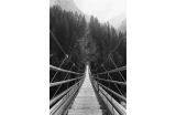 Seconde passerelle de Traversina, VIamala, 2005. - Crédit photo : LINSI Martin