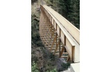 Première passerelle de Traversina, VIamala, 1996-1999. architectes - Crédit photo : TSCHUDY Jeannette 