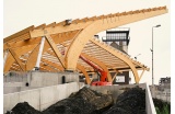 Le chantier du Recypark pour Bruxelles Propreté au bord du canal est mené par les architectes 51N4E, accompagnés par Rotor. © Sepideh Farvardin - Crédit photo : dr -