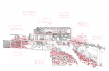 Coupe perspective des principaux espaces du projet © AgwA - Crédit photo : dr -