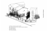 Projet d’extension d’une maison individuelle visant à accueillir deux chambres étudiantes, accompagné d’une réhabilitation et d’une surélévation de l’habitat existant pour y insérer des espaces de vie communs. Architecte : Emma Saintonge - Crédit photo : dr -