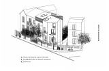 Projet d’extension d’une maison individuelle visant à accueillir deux chambres étudiantes, accompagné d’une réhabilitation et d’une surélévation de l’habitat existant pour y insérer des espaces de vie communs. Architecte : Emma Saintonge - Crédit photo : dr -