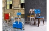 La chaise bleue de l’atelier de mobilier KOZTO ©️KOZTO - Crédit photo : dr -