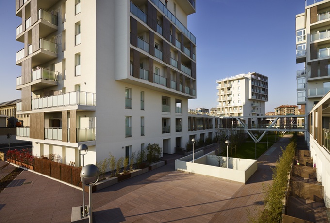 124 logements sociaux à Milan<br/> Crédit photo : Rossi Prodi Associati 