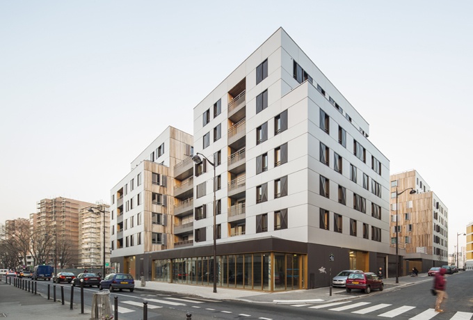 107 logements sociaux, crèche et commerces à Paris <br/> Crédit photo : Boegly Luc