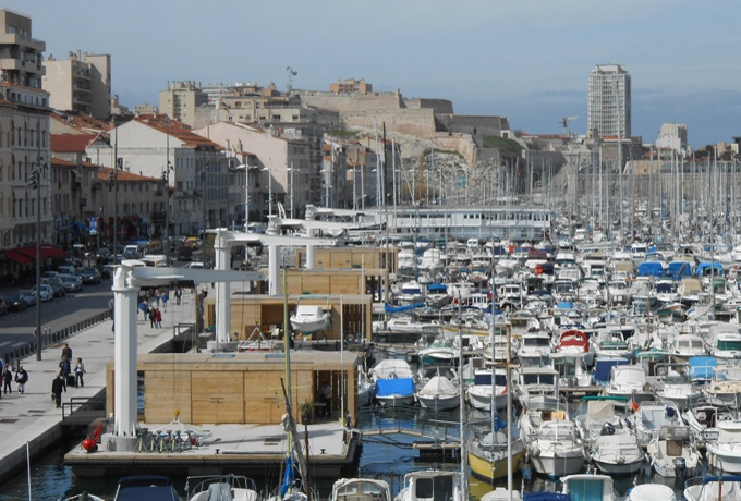 Pavillons nautiques du Vieux-Port de Marseille <br/> Crédit photo : L. Verdet, MDP, Foster+Partners, Tangram Architectes, Ingérop, Y -