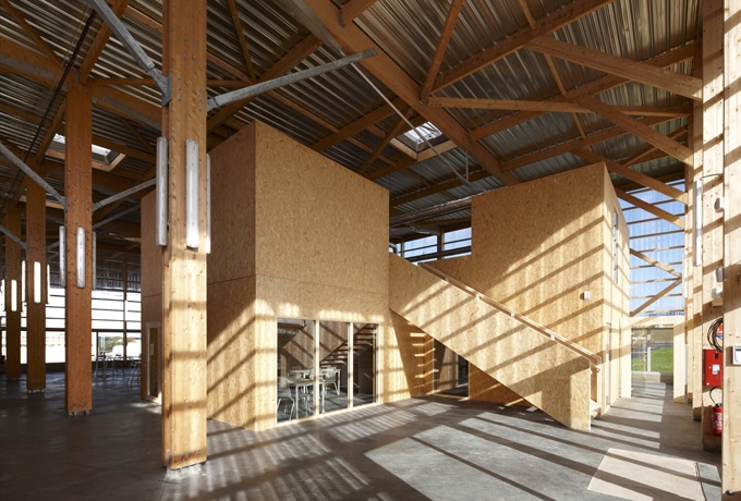 Centre d'exploitation d'un service urbain à Saint-Nazaire <br/> Crédit photo : CHALMEAU Stéphane