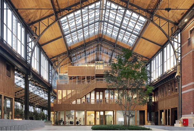 L’enveloppe de la gare maritime a été conservée dans son état d’origine.