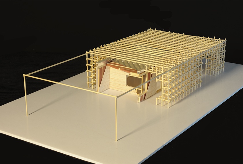 Maquette d'architecture bois massif - Federico Solutions